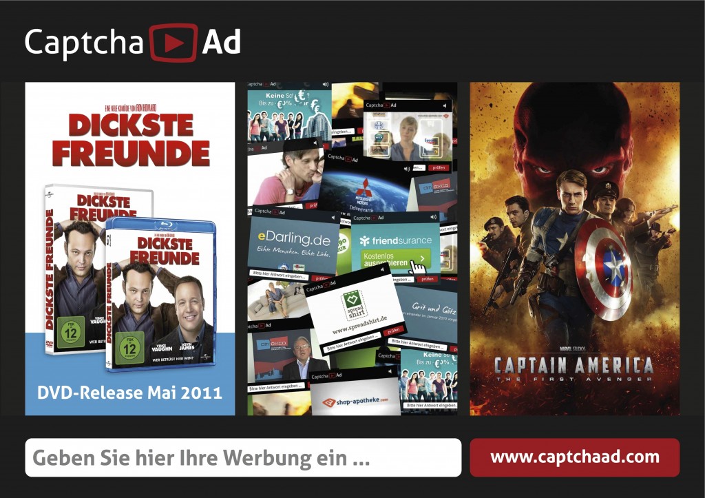 CaptchaAd - Hier könnte Ihre Werbung sein